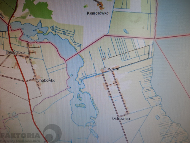 Giżyn nad J. Miedwie, MPZP działka 701m2,120 zł/m2